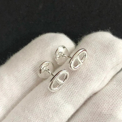 [Max Jewelry ]CHAINE SMALL EARRINGS GOLD AND SILVER