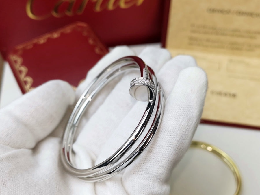 [Max Jewelry ]JUSTE BRACELET 3.5MM DOUBLE ROW DIAMOND