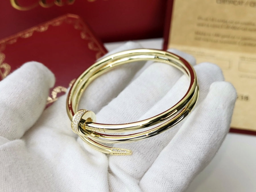 [Max Jewelry ]JUSTE BRACELET 3.5MM DOUBLE ROW DIAMOND