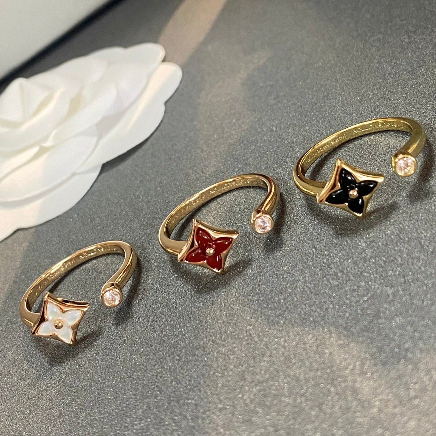 [Max Jewelry ]STAR 1 DIAMOND OPEN RING