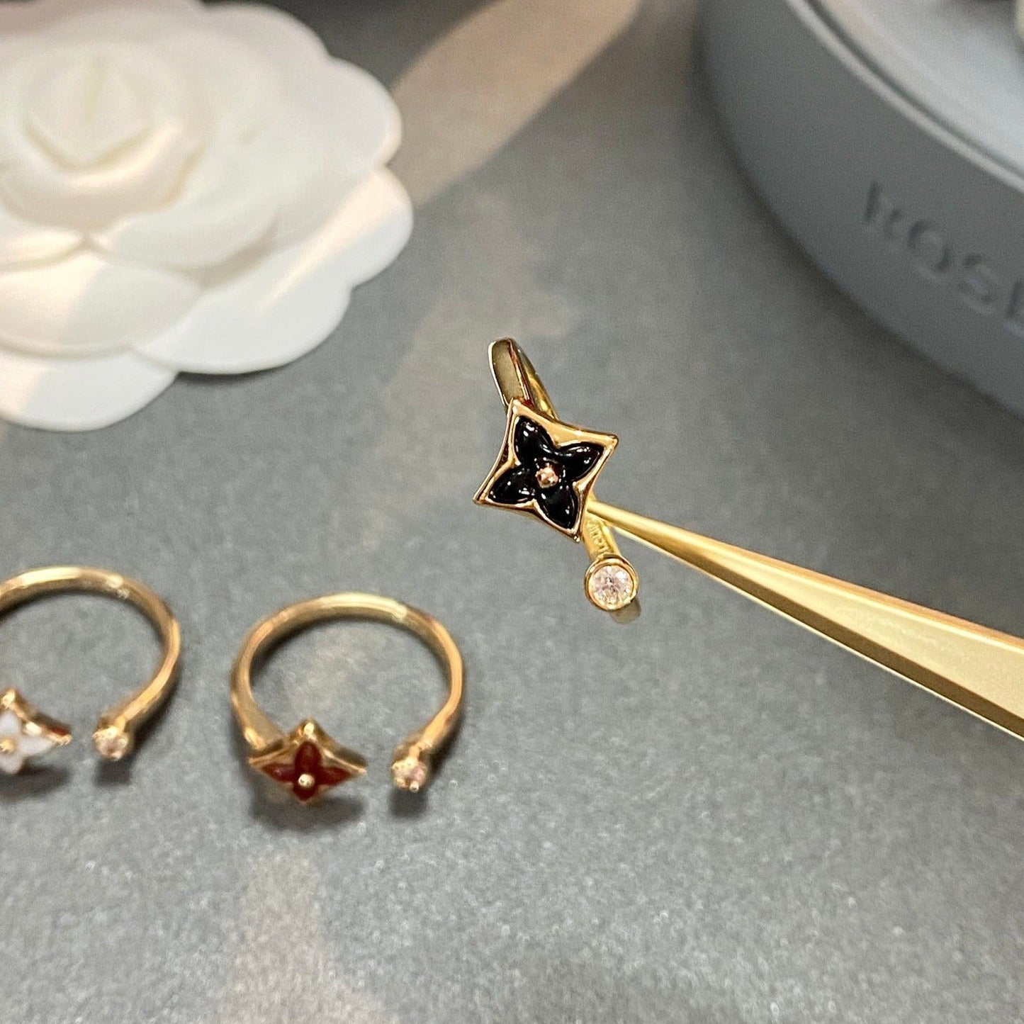 [Max Jewelry ]STAR 1 DIAMOND OPEN RING