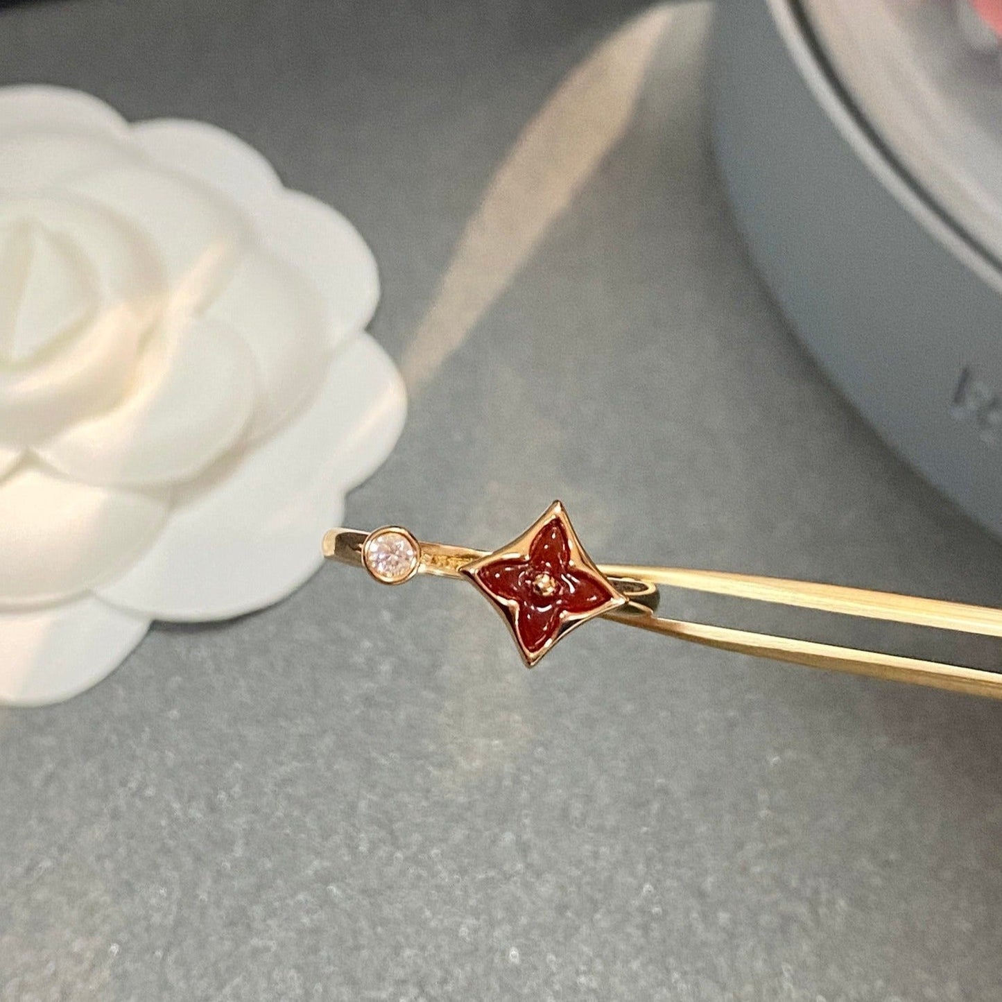 [Max Jewelry ]STAR 1 DIAMOND OPEN RING
