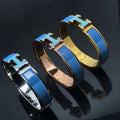 [Plus&Max]H BRACELET BLUE RAINBOW CERAMIC