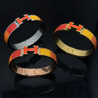 [Plus&Max]H BRACELET ORANGE RAINBOW CERAMIC