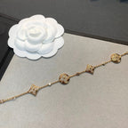 [Plus&Max]STAR AND SUN 4 MOTIFS GOLD DIAMONDS BRACELET