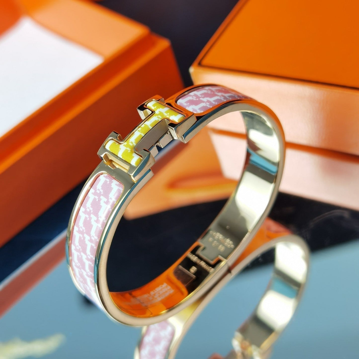 [Max Jewelry ]H HORSE BRACELET 12MM