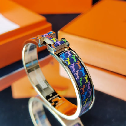 [Max Jewelry ]H HORSE BRACELET 12MM