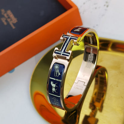 [Max Jewelry ]H COUVERTURES DARK BLUE BRACELET