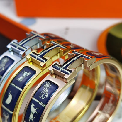 [Max Jewelry ]H COUVERTURES DARK BLUE BRACELET
