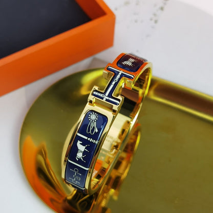 [Max Jewelry ]H COUVERTURES DARK BLUE BRACELET