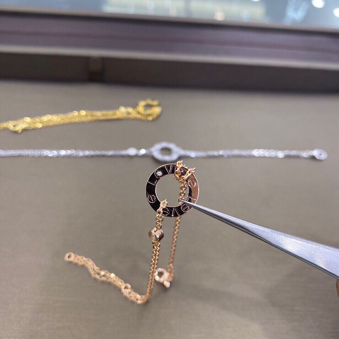 [Max Jewelry ]LOVE BRACELET 2 DIAMOND
