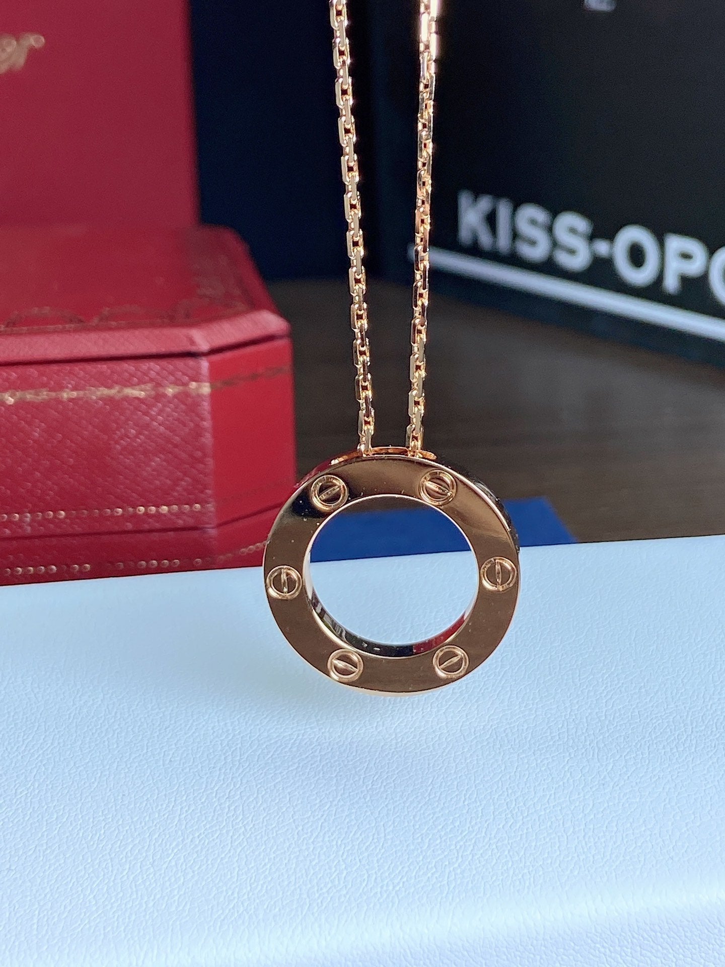 [Max Jewelry ]LOVE NECKLACE 16MM