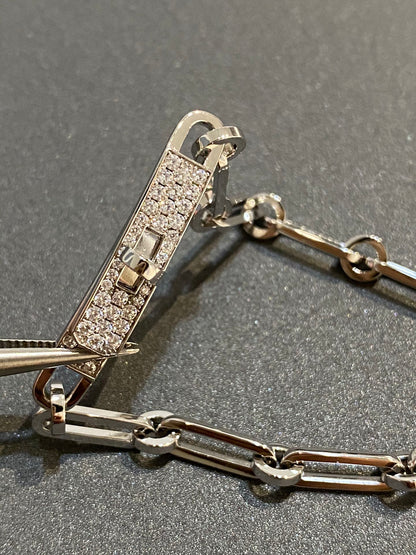 [Max Jewelry ]CHAINE BRACELET SMALL MODEL DIAMOND