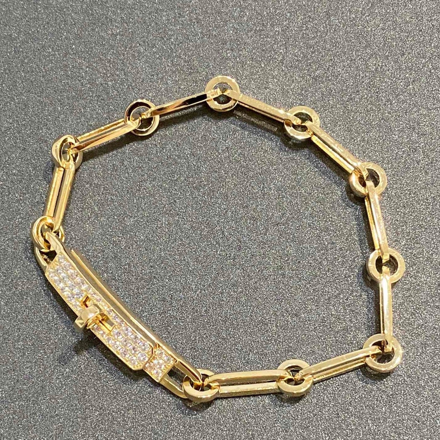 [Max Jewelry ]CHAINE BRACELET SMALL MODEL DIAMOND