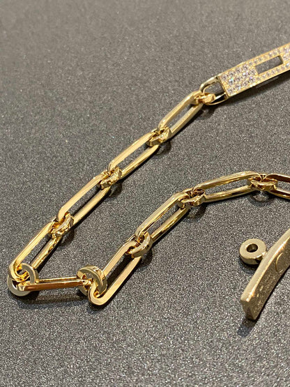 [Max Jewelry ]CHAINE BRACELET SMALL MODEL DIAMOND
