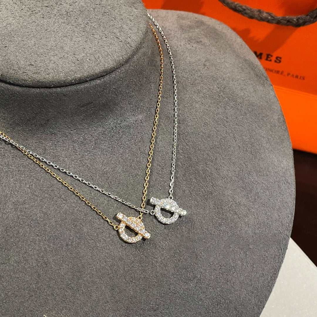 [Max Jewelry ]ECHAPEE NECKLACE DIAMOND