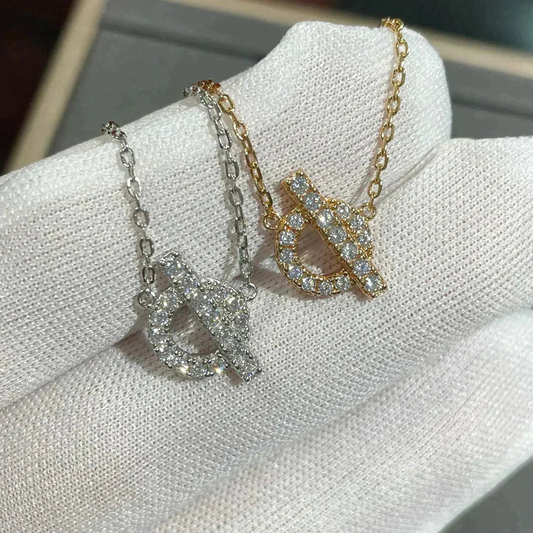 [Max Jewelry ]ECHAPEE NECKLACE DIAMOND
