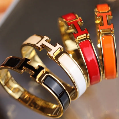 [Max Jewelry ]H BRACELET 12MM GOLD
