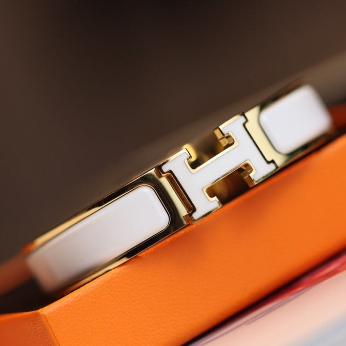 [Max Jewelry ]H BRACELET 12MM GOLD
