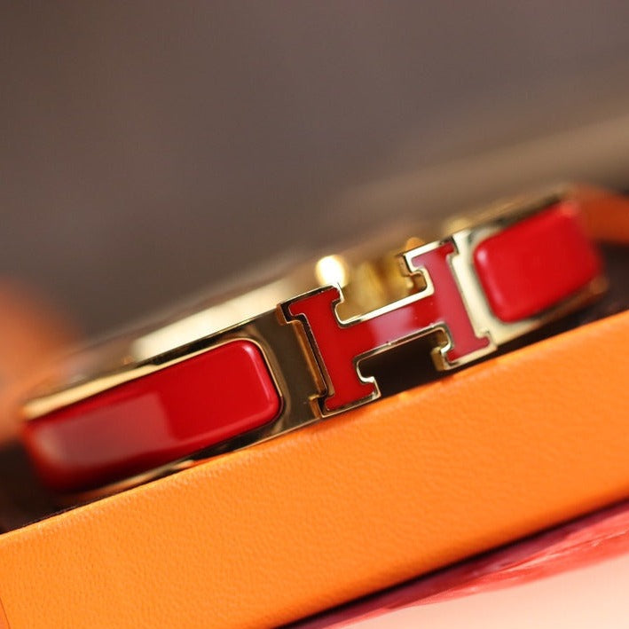 [Max Jewelry ]H BRACELET 12MM GOLD