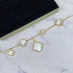 [Plus&Max]MAGIC CLOVER MOP GOLD BRACELET 5 MOTIFS
