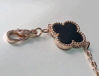 [Max Jewelry ]CLOVER 5 MOTIFS MULTICOLOR BRACELET