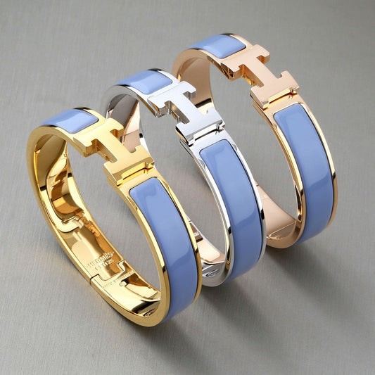 [Max Jewelry ]H BRACELET ROMANTIC BLUE 12MM