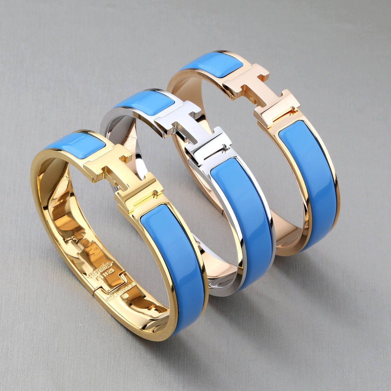 [Max Jewelry ]H BRACELET TURQUOISE 12MM