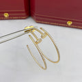 [Plus&Max]JUSTE EARRINGS FULL DIAMONDS 1.8MM