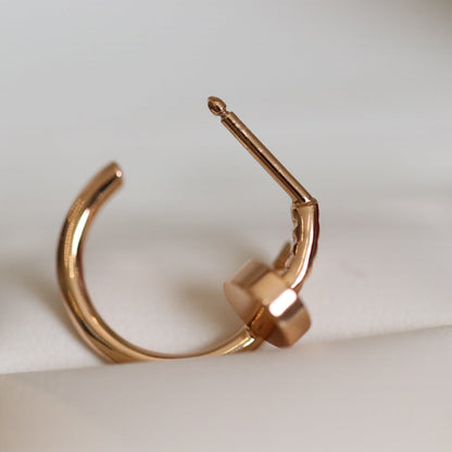 [Max Jewelry ]JUSTE EARRINGS PINK GOLD