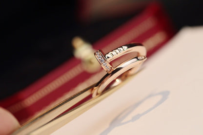 [Max Jewelry ]JUSTE RING 2.65MM PINK GOLD DIAMOND