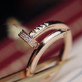 [Plus&Max]JUSTE RING 2.65MM PINK GOLD DIAMOND