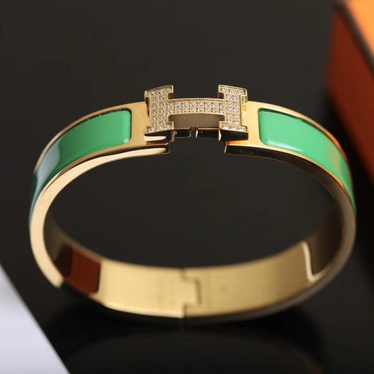 [Max Jewelry ]H BRACELET GOLD DIAMOND