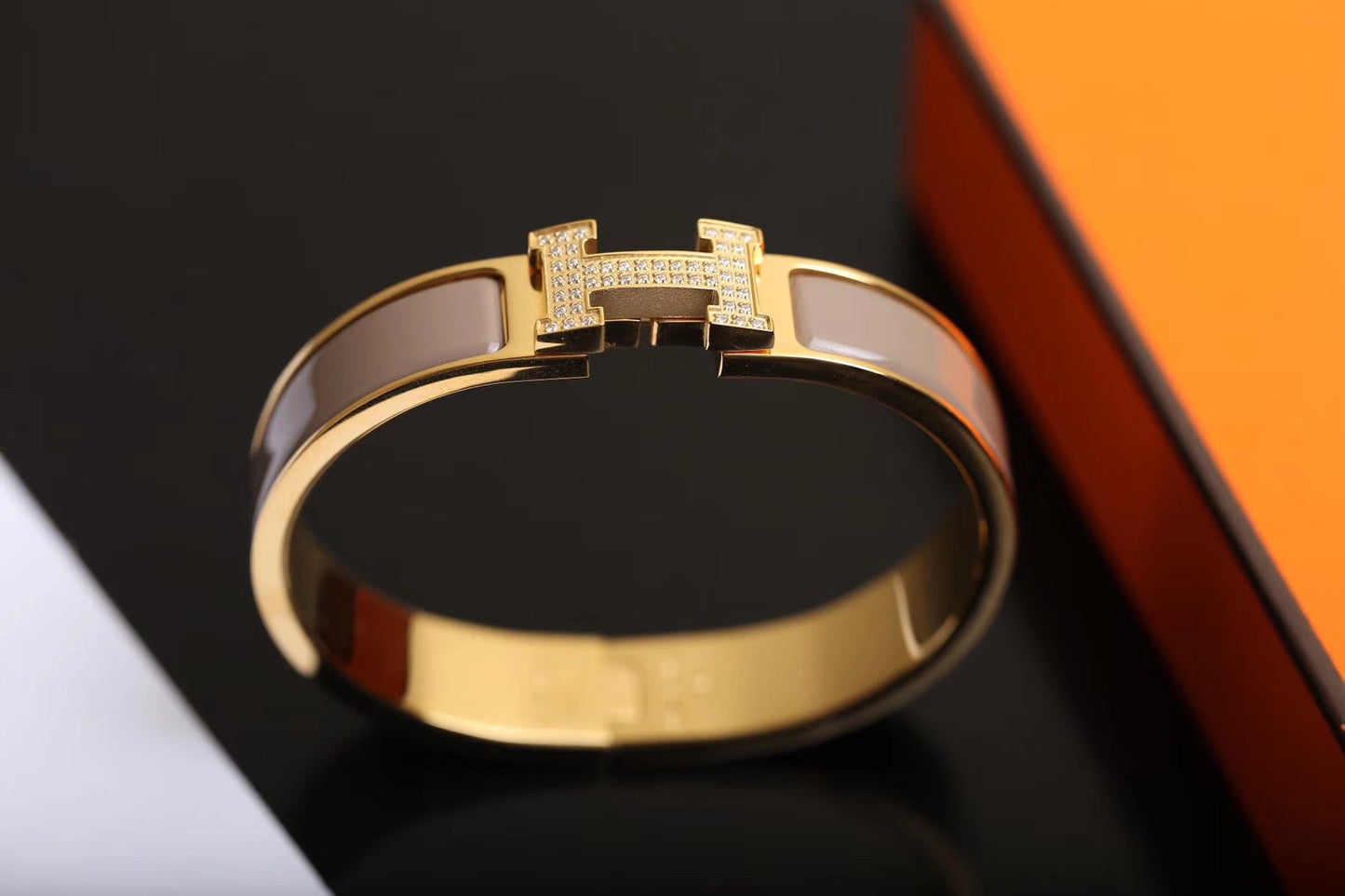 [Max Jewelry ]H BRACELET GOLD DIAMOND
