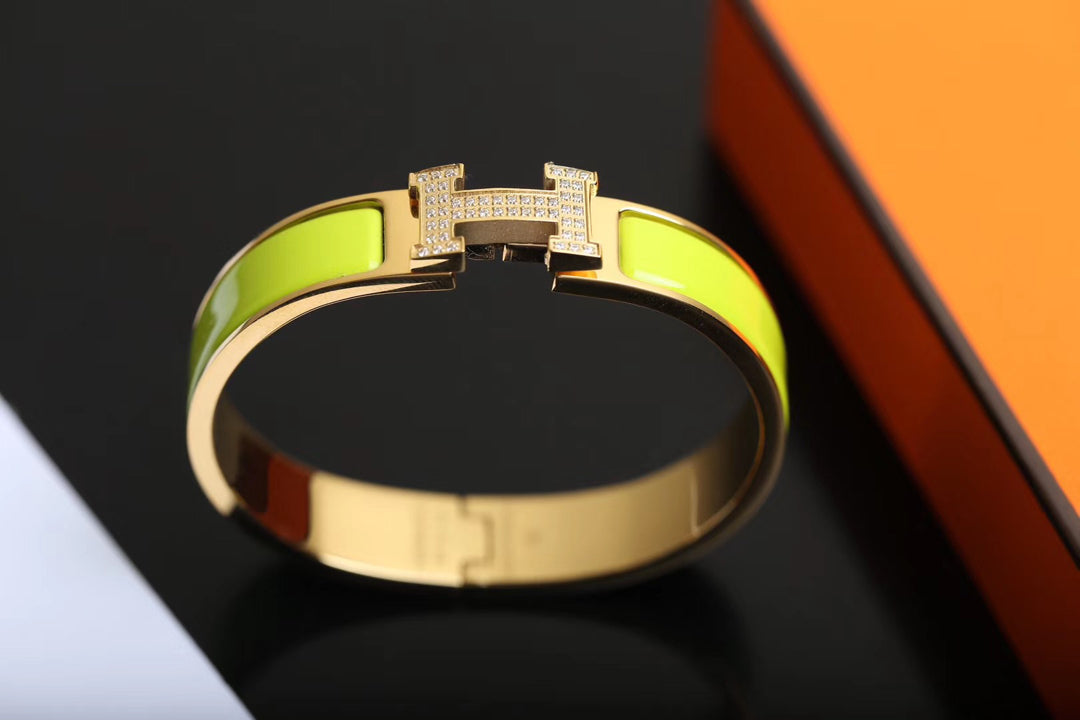 [Max Jewelry ]H BRACELET GOLD DIAMOND