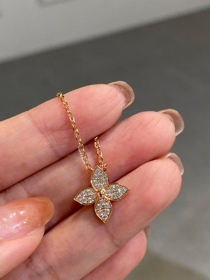 [Max Jewelry ]STAR DIAMOND NECKALCE