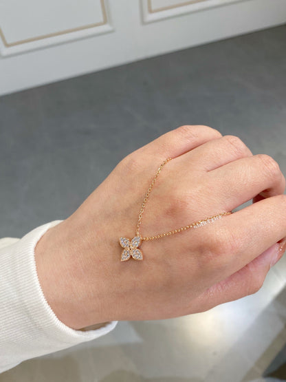 [Max Jewelry ]STAR DIAMOND NECKALCE