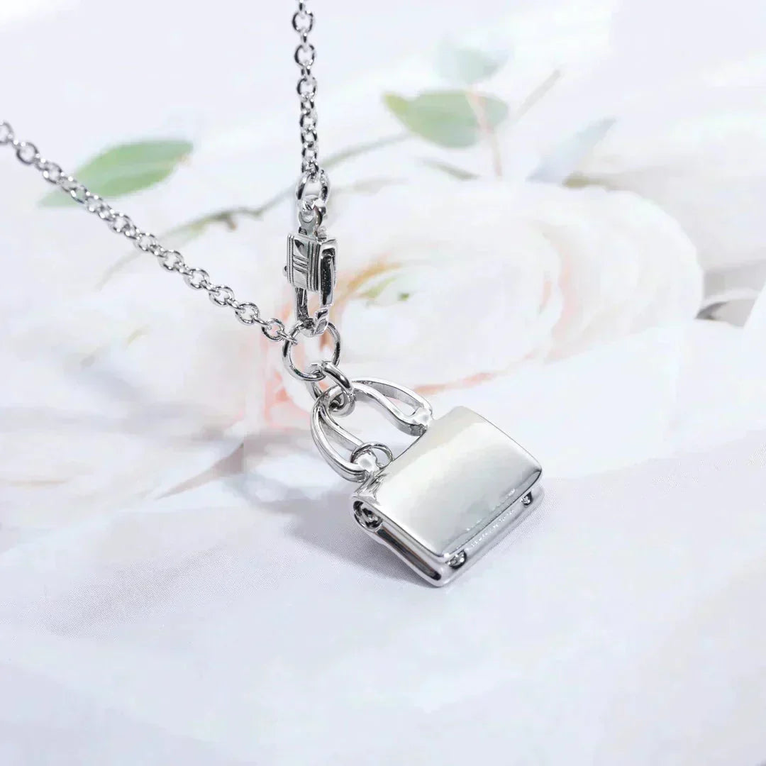 [Max Jewelry ]AMULETTE PEDANT SILVER NECKLACE