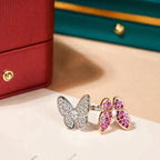 [Plus&Max]TWIN BUTTERFLY DIAMOND RING