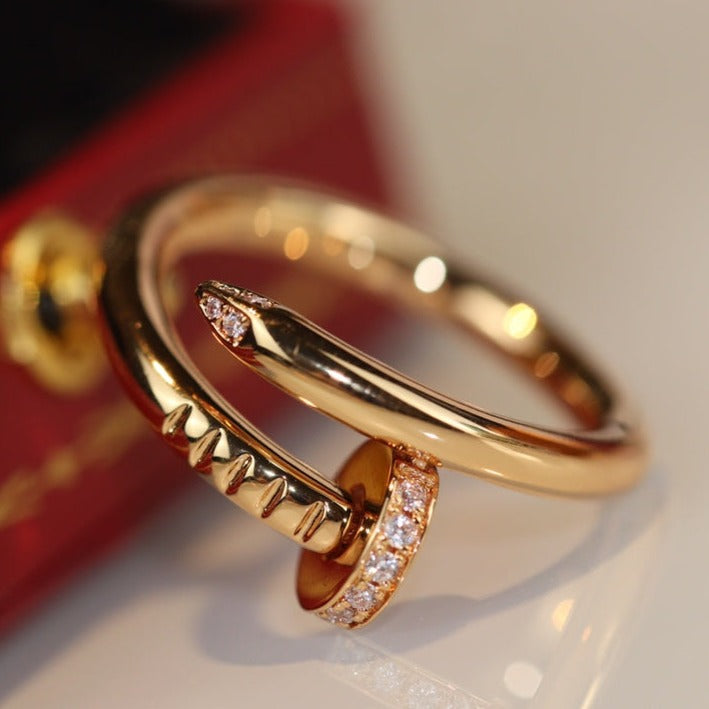 [Max Jewelry ]JUSTE RING 2.65MM GOLD DIAMOND