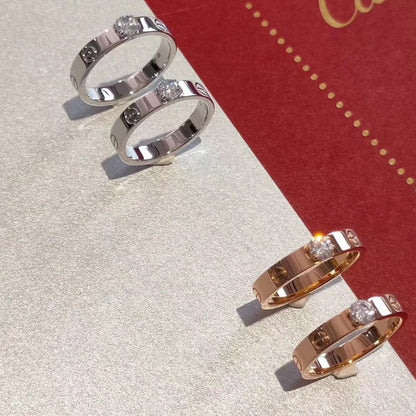 [Max Jewelry ]LOVE RING 3.6MM 1 BIG DIAMOND