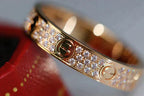 [Plus&Max]LOVE RING 3.6MM DIAMOND PAVED