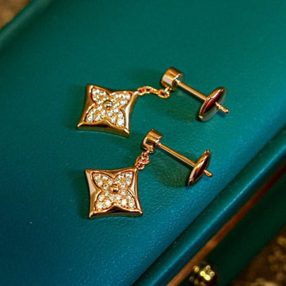 [Max Jewelry ]STAR DIAMONDS EARRINGS GOLD