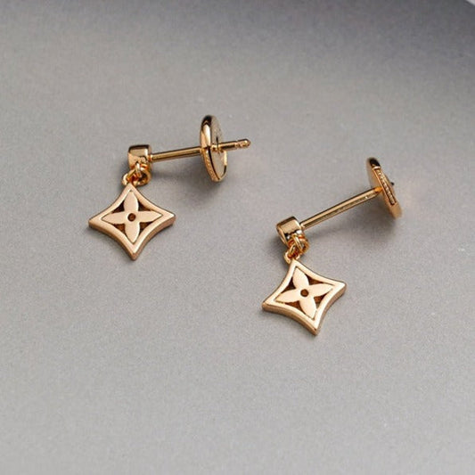 [Max Jewelry ]STAR EARRINGS GOLD