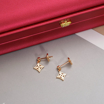 [Max Jewelry ]STAR EARRINGS GOLD