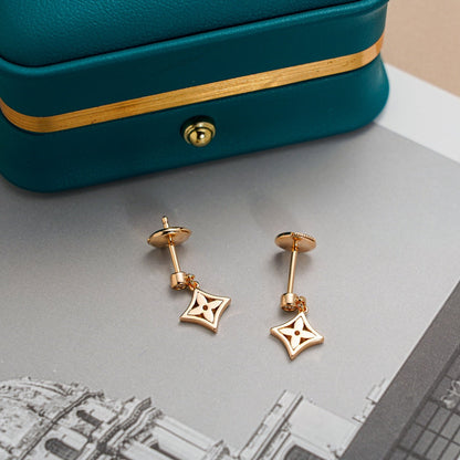 [Max Jewelry ]STAR EARRINGS GOLD