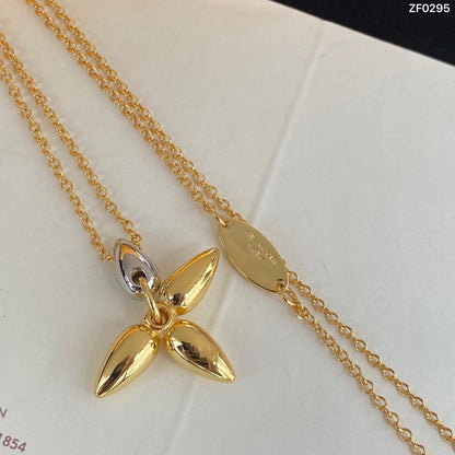 [Max Jewelry ]LOUISETTE PEDANT GOLD NECKLACE