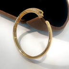 [Plus&Max]PANTHERE GOLD DIAMOND OPEN BRACELET