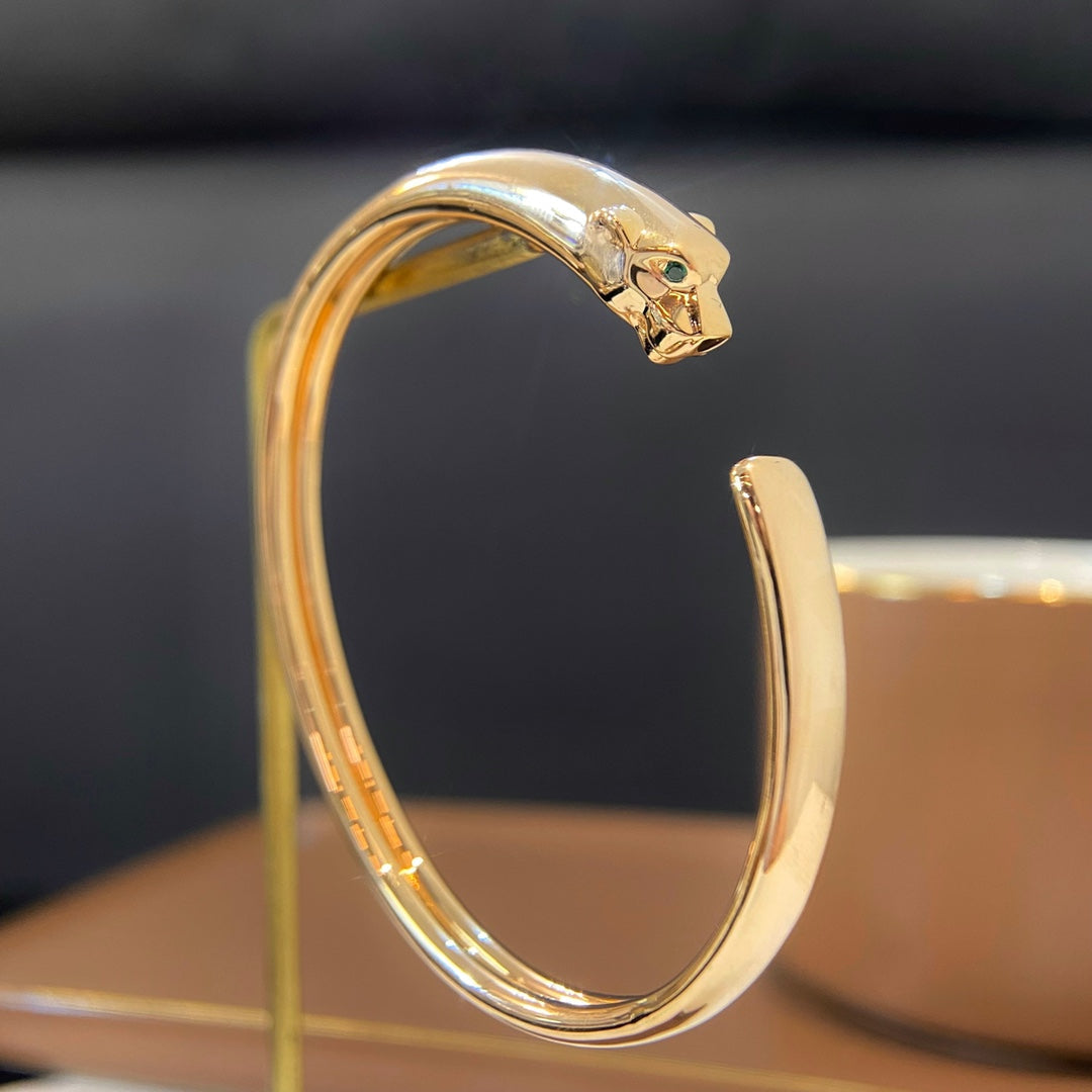 [Max Jewelry ]PANTHERE GOLD OPEN BRACELET