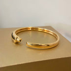 [Plus&Max]PANTHERE GOLD OPEN BRACELET